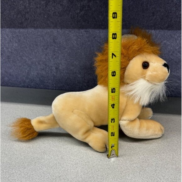 Vintage Nanco 9" Laying Plush Lion Cat Stuffed Animal Toy King of the Jungle - Picture 7 of 7